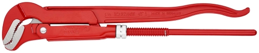 KNIPEX Eck-Rohrzange S-Maul rot pulverbeschichtet 1/2"- 3" (245 - 680 mm)