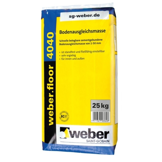 weber.floor 4040 Bodenausgleichsmasse, 25kg Sack