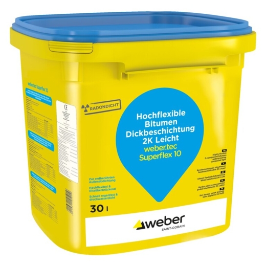 weber.tec Superflex 10 Bitumendickbeschichtung 2K 30l