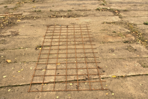 Betonstahlmatte B500A R335A - 1 Stück 0,5x1,15 m (0,575 m²)