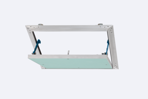 AluNova Revisionsklappe mit 12,5 mm GK-Einlage für Decke Wand Trockenbau - 150x150 mm