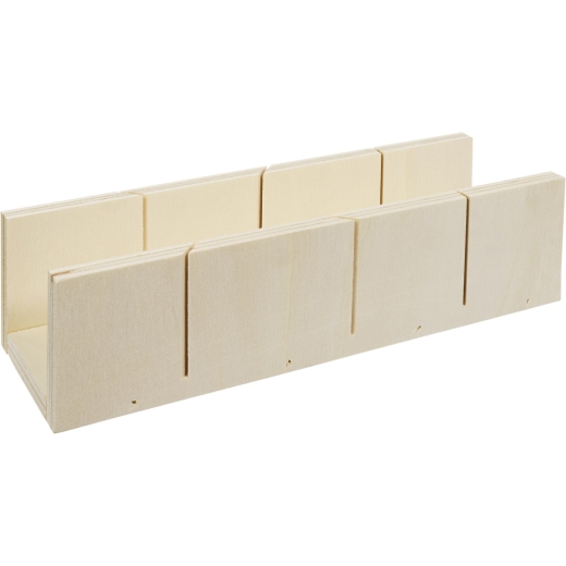 Schneidlade Gehrungslade 300 x 70 x 65 mm, Sperrholz für 45° und 90° Schnitte