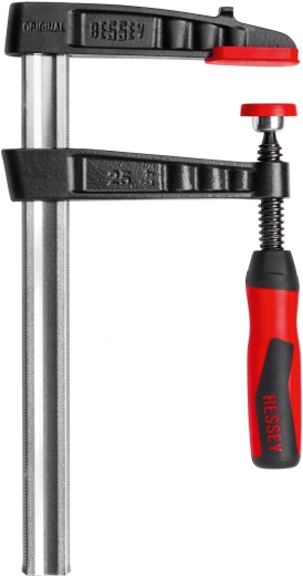 Temperguss-Schraubzwinge TG mit 2K-Griff 100 x 50 mm - TG10-2K