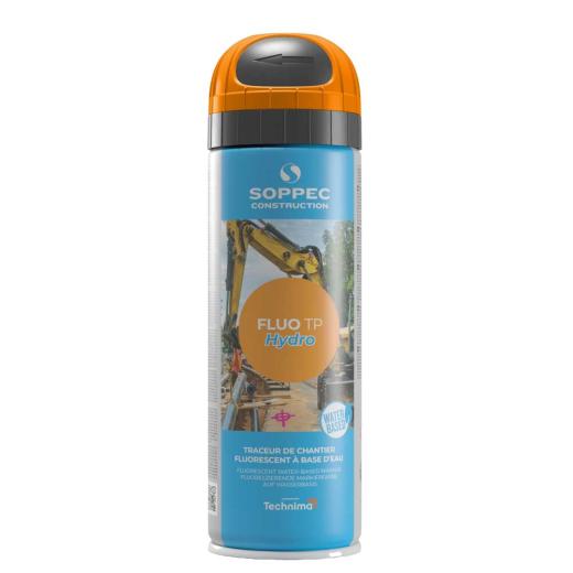 Baumarkierspray SOPPEC Fluo TP Hydro, 500 ml, verschiedene Farben leucht orange