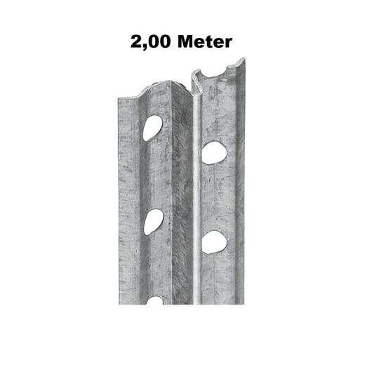 Catnic Schnellputzprofil 6 mm, verz. Stahlblech 2,00 Meter