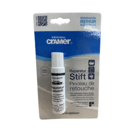 Cramer Reparatur-Stift Star White, Keramik Email Acryl 12ml