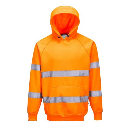 Kapuzen Sweat Shirt Warnschutz orange Portwest Gr. 2XL