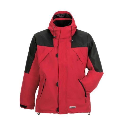 Outdoor Redwood Jacke - Planam rot / schwarz/Gr. 2XL