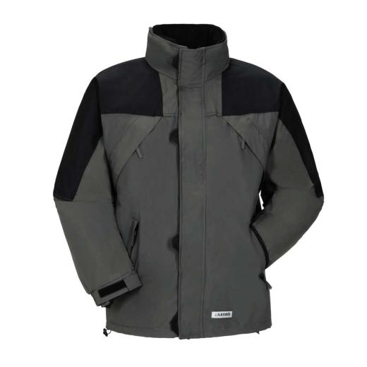 Outdoor Redwood Jacke - Planam zink / schwarz/Gr. 2XL