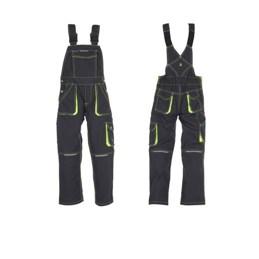 Planam Basalt Neon Kids Latzhose