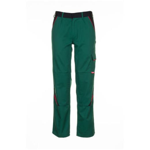 Planam Bundhose Highline grün/schwarz/rot / Gr. 50