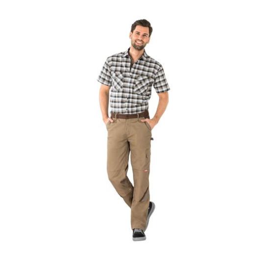 Planam Bundhose Highline khaki/braun/zink / Gr. 24