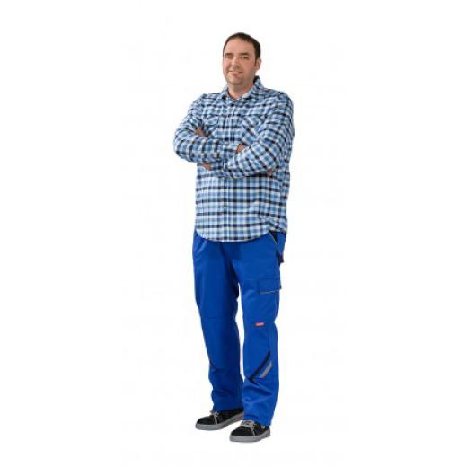 Planam Bundhose Highline kornblau/marine/zink / Gr. 26