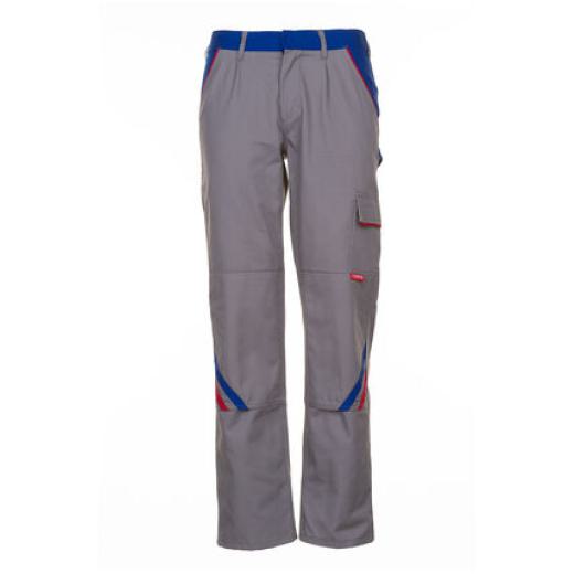 Planam Bundhose Highline zink/kornblau/rot / Gr. 64