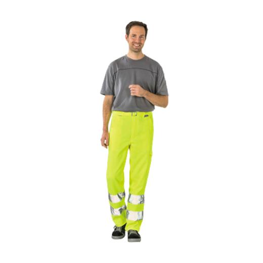 Planam Bundhose Warnschutz uni gelb/Gr. 102