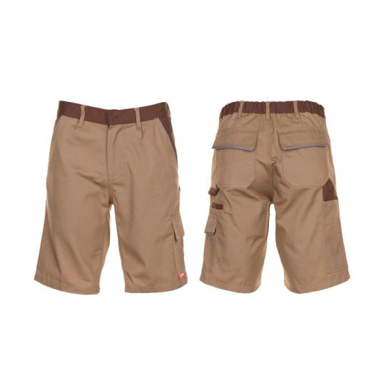 Planam Highline Herren Shorts khaki/braun/zink/Gr. M