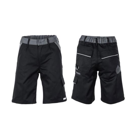 Planam Highline Herren Shorts schwarz/schiefer/zink/Gr. XS