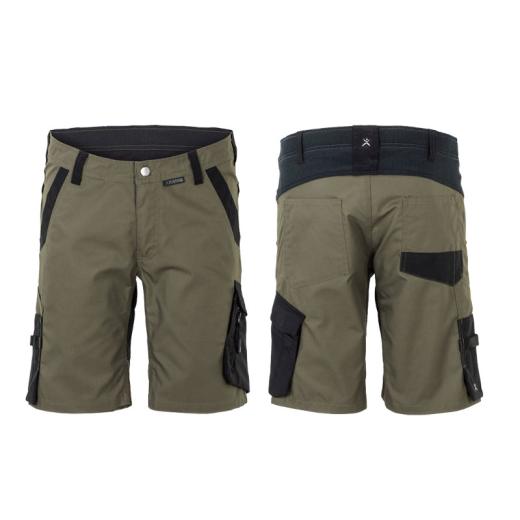 Planam Norit Herren Shorts oliv/schwarz/Gr. L