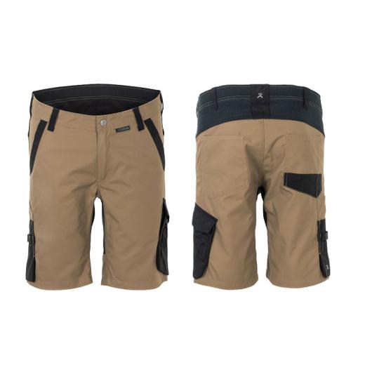 Planam Norit Herren Shorts sand/schwarz/Gr. M