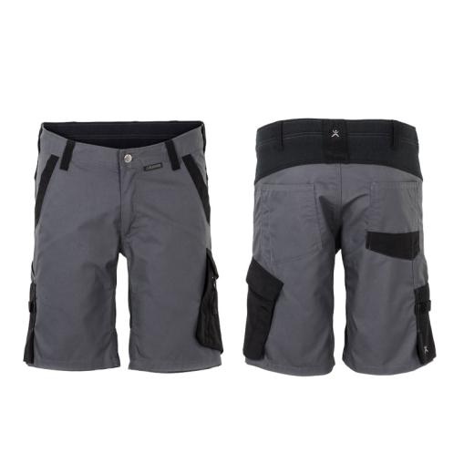 Planam Norit Herren Shorts schiefer/schwarz/Gr. XS