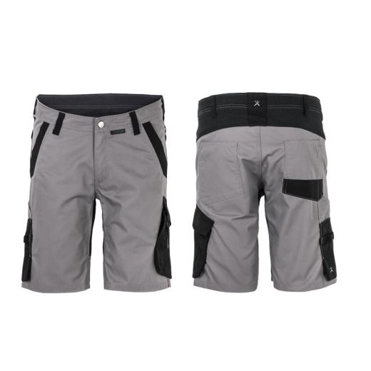 Planam Norit Herren Shorts zink/schwarz/Gr. 3XL