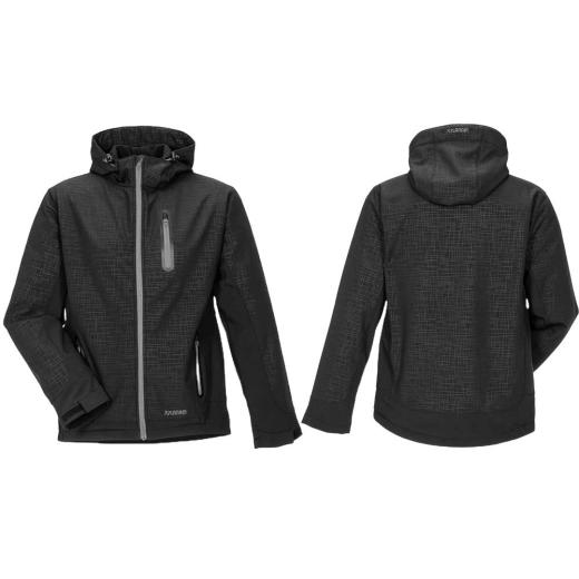 Planam Outdoor Softshelljacke Cube schwarz/Gr. 2XL