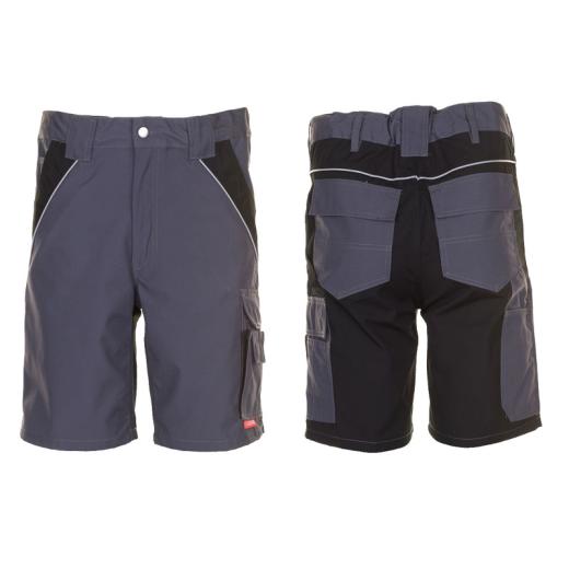 Planam Plaline Herren Shorts schiefer/schwarz/Gr. 2XL