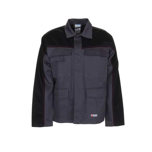 Planam WELD SHIELD Jacke grau / schwarz/Gr. 106