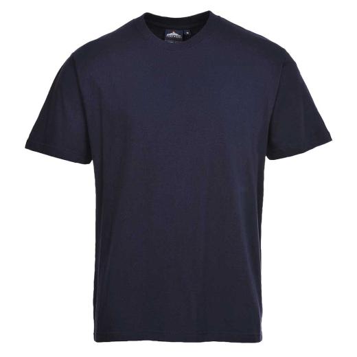 Portwest Premium T-Shirt Turin marine/Gr. 2XL