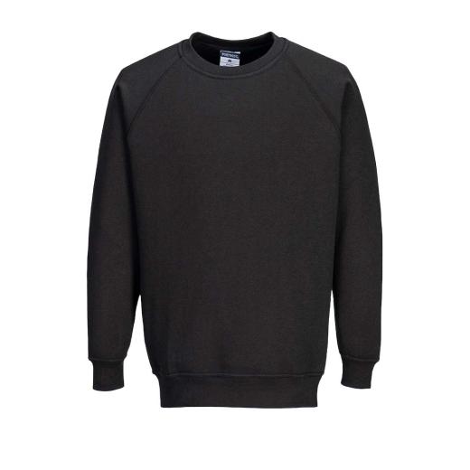 Sweat Shirt Roma schwarz/Gr. XS