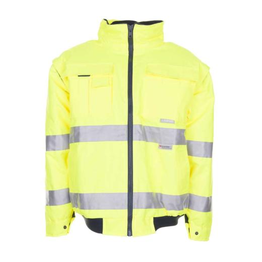 Warnschutz Pilotenjacke uni Gelb/Gr. 2XL