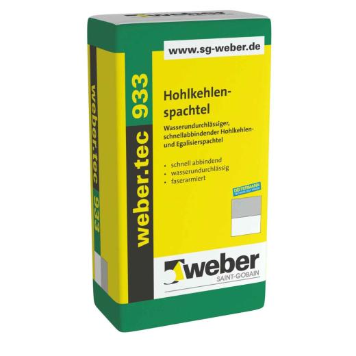 weber.tec 933 Hohlkehlenspachtel Egalisierspachtel 25kg Sack