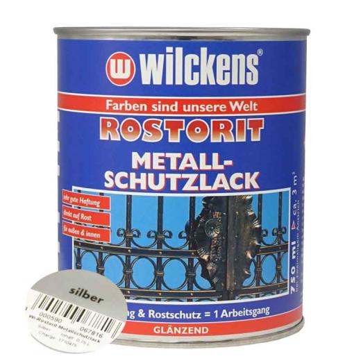 WILCKENS Rostorit Metall-Schutzlack silber