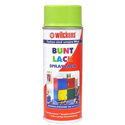 Wilckens Spraylack Buntlack Seidenglanz 400 ml Dose, verschiedene Farben frühlingsgrün