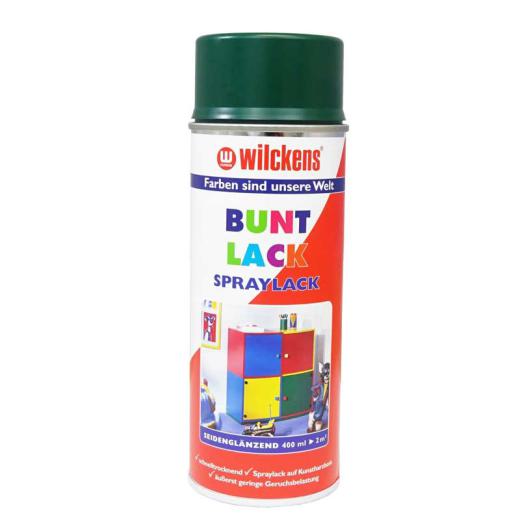 Wilckens Spraylack Buntlack Seidenglanz 400 ml Dose, verschiedene Farben moosgrün 6005