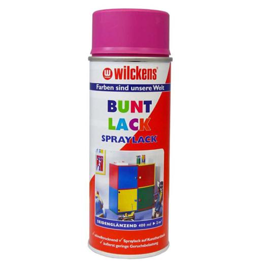 Wilckens Spraylack Buntlack Seidenglanz 400 ml Dose, verschiedene Farben rose