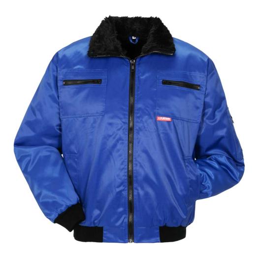 Winter Arbeitsjacke, Pilotenjacke - Gletscher kornblumenblau/Gr. 2XL