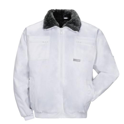 Winter Arbeitsjacke, Pilotenjacke - Gletscher weiss/Gr. 2XL