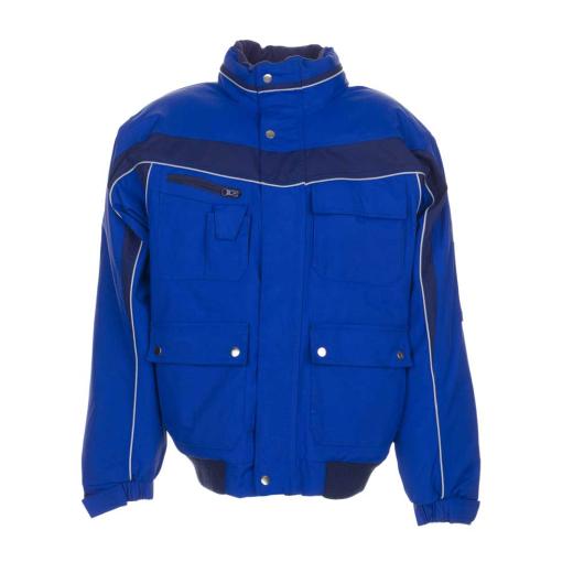 Winterblouson Plaline kornblumenblau/marine/Gr. 2XL