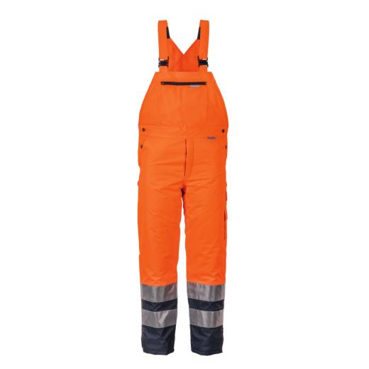 Winterlatzhose 2-farbig,Warnschutz orange/marine/Gr. 2XL