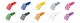 KNIPEX ColorCode Clips (10 Stk) - Farbauswahl