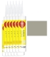 12x 310 ml weber.fug 880, Fliesen-Silikon, innen + außen - zementgrau