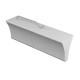 Beton Dreikant mit Haken 18 cm Dreikant Profil aus Faserbeton 40 mm