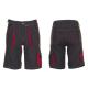 Planam Basalt Herren Shorts anthrazit/rot/Gr. S