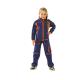 Planam Basalt Neon Kids Softshelljacke marine/orange/Gr. 158/164