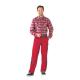 Planam Bundhose Highline rot/schiefer/schwarz / Gr. 30
