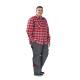 Planam Bundhose Highline schiefer/schwarz/rot / Gr. 53