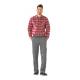 Planam Bundhose Highline zink/schiefer/rot / Gr. 56