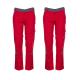Planam Highline Damen Bundhose rot/schiefer/schwarz/Gr. 34