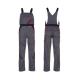Planam Highline Latzhose schiefer/schwarz/rot/Gr. 68